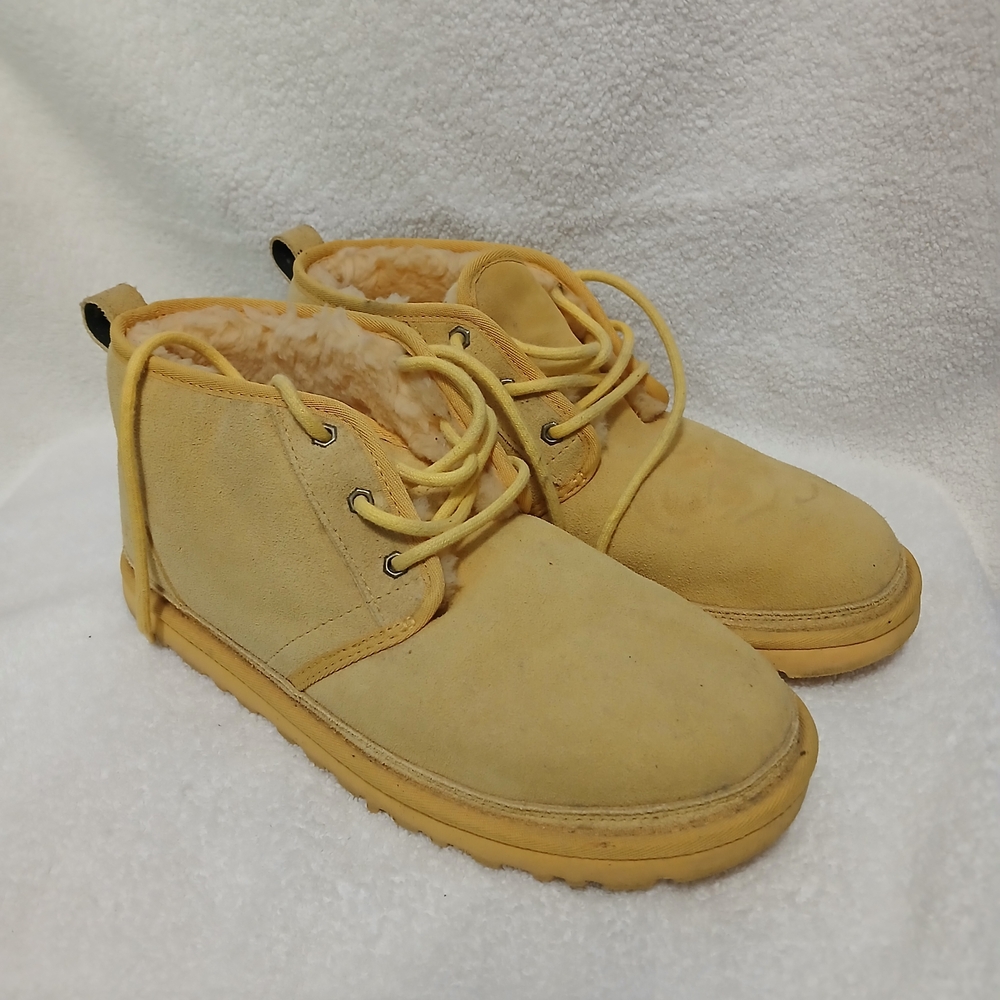UGG Yellow Shearling Lined Boots